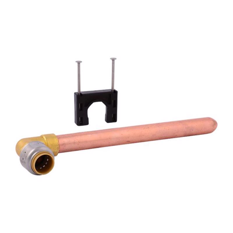 SHARKBITE - SharkBite Push to Connect 1/2 in. PTC Copper Pipe Stubout Elbow