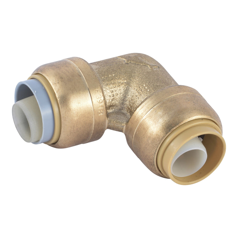 SHARKBITE - SharkBite Push to Connect 1/2 in. PTC X 1/2 in. D PTC Brass Elbow