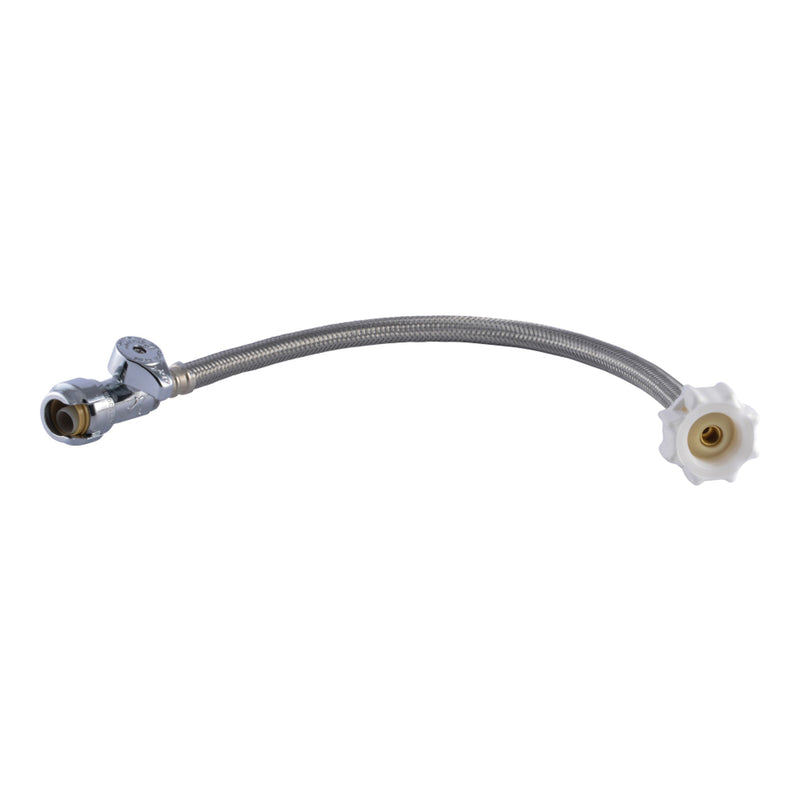 SHARKBITE - SharkBite Click Seal 1/2 in. Push X 7/8 in. D Ballcock 16 in. Brass Toilet Supply Line