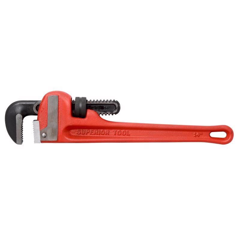 SUPERIOR TOOL - Superior Tool Pro-Line 2 in. Heavy Duty Pipe Wrench Red 1 pc