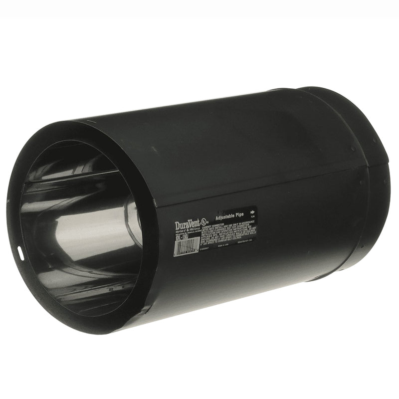 DURAVENT - DuraVent DVL 6 in. D X 12 in. L Galvanized Steel Double Wall Stove Pipe