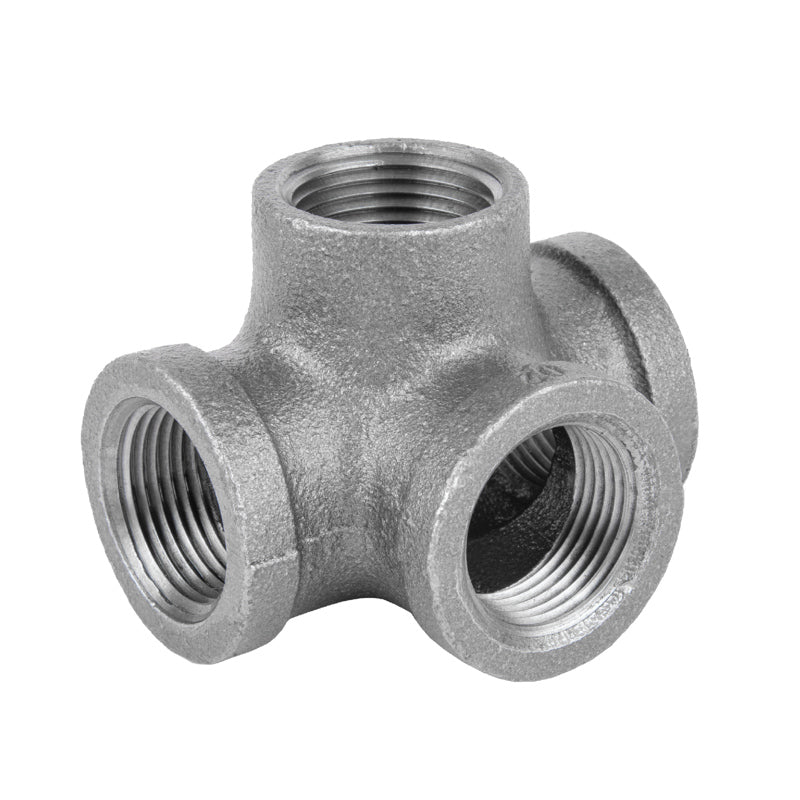 STZ INDUSTRIES - STZ Industries 1/2 in. FIP each X 1/2 in. D FIP 1/2 in. D FIP Black Malleable Iron Side Out Tee