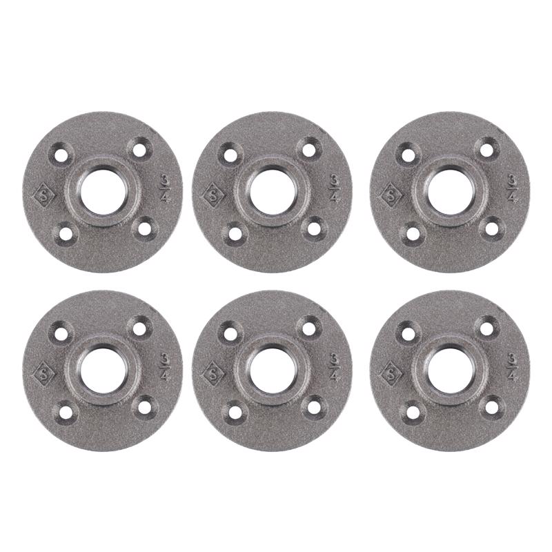 STZ INDUSTRIES - STZ Industries Pipe Decor Malleable Iron Flange 3/4 in. [310 F-34-6]