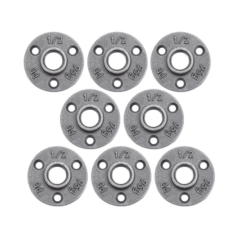 STZ INDUSTRIES - STZ Industries Pipe Decor Iron Flange 1/2 in. [366 FM-JR-12-8]