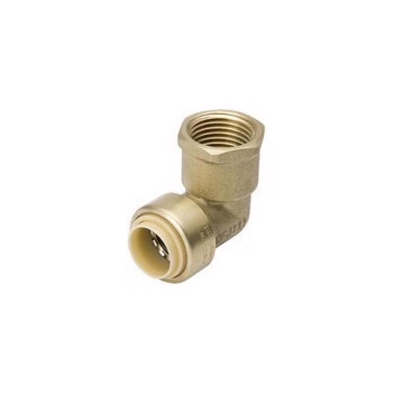 B&K - B&K Proline Push to Connect 1/2 in. PTC X 1/2 in. D FPT Brass Elbow Adapter