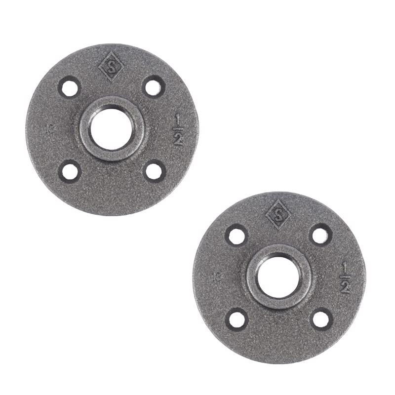 STZ INDUSTRIES - STZ Industries Pipe Decor Iron Flange 1/2 in. [310 F-12-2]