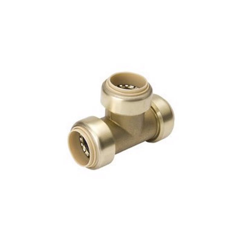 B&K - B&K Proline Push to Connect 3/4 in. PTC X 3/4 in. D PTC Brass Tee