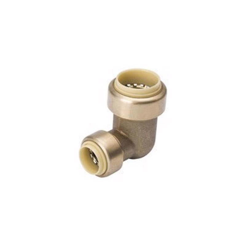 B&K - B&K Proline Push to Connect 3/4 in. PF X 1/2 in. D PF Brass 90 Degree Elbow