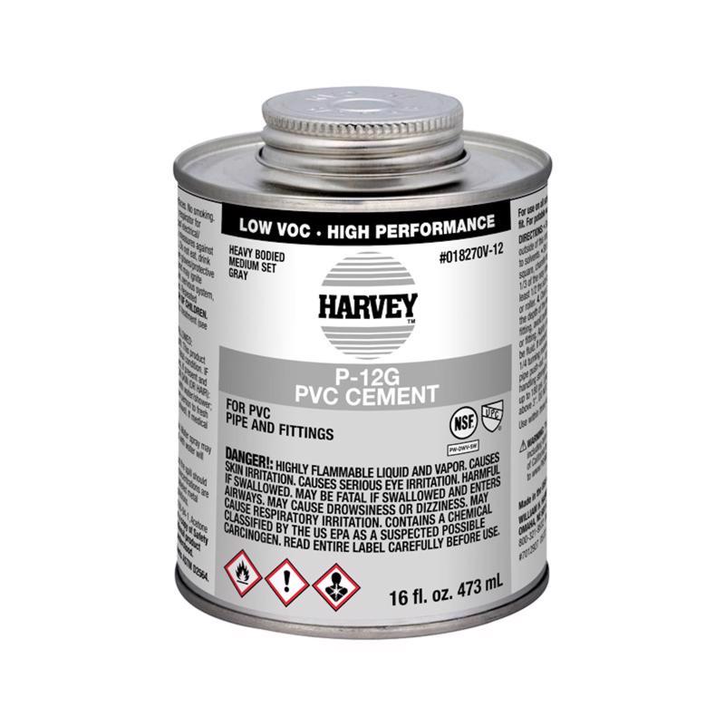 OATEY - Oatey Harvey Gray Cement For PVC 16 oz