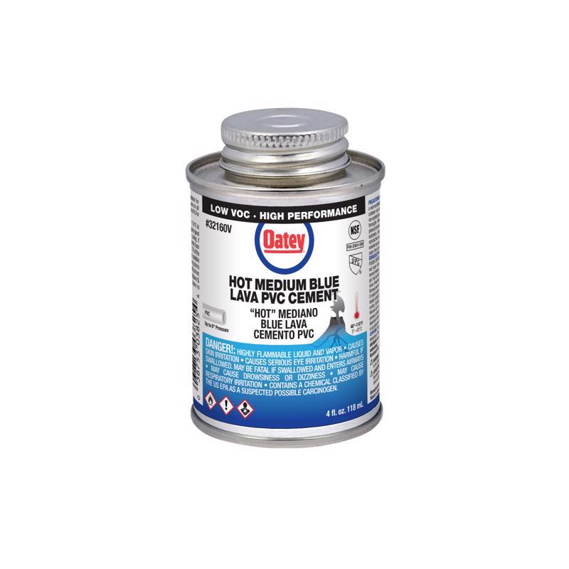 OATEY - Oatey   Blue Cement For PVC 4 oz