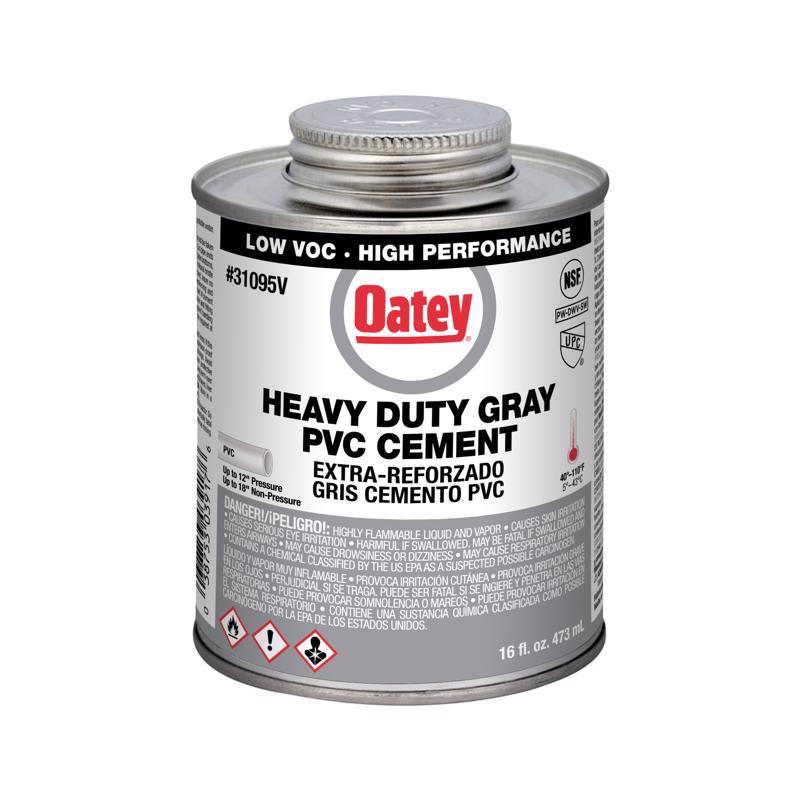 OATEY - Oatey Gray Cement For PVC 16 oz [31095V]