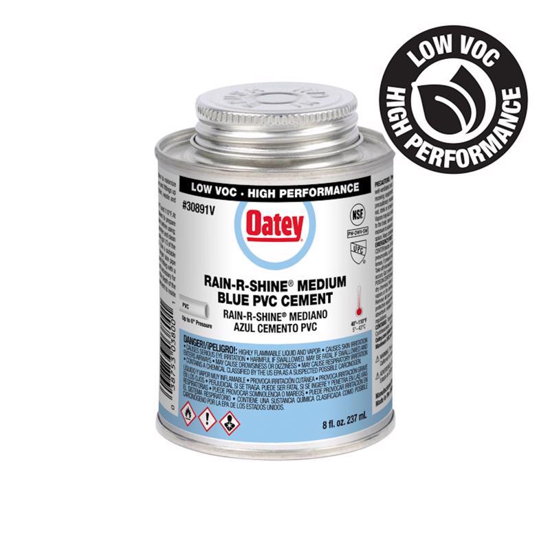 OATEY - Oatey Rain-R-Shine Blue Cement For PVC 8 oz [30891V]