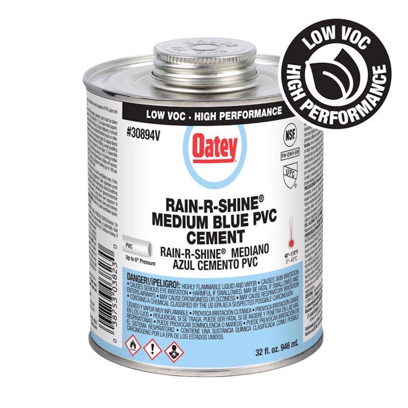 OATEY - Oatey Rain-R-Shine Blue Cement For PVC 32 oz [30894V]