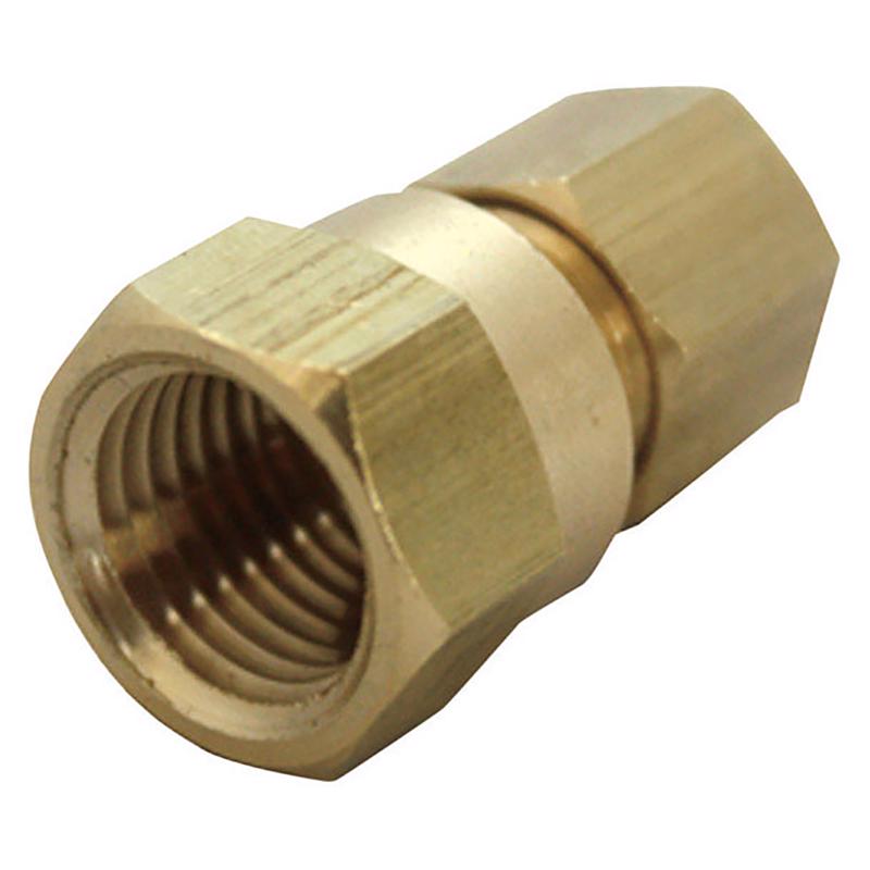 0 - 5/8 in. Compression X 3/4 in. D FPT Brass Coupling - Case of 5