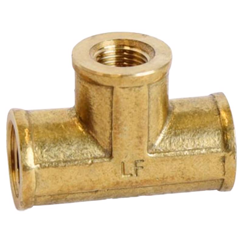 ATC - ATC 1/8 in. FPT X 1/4 in. D FPT Brass Tee - Case of 5