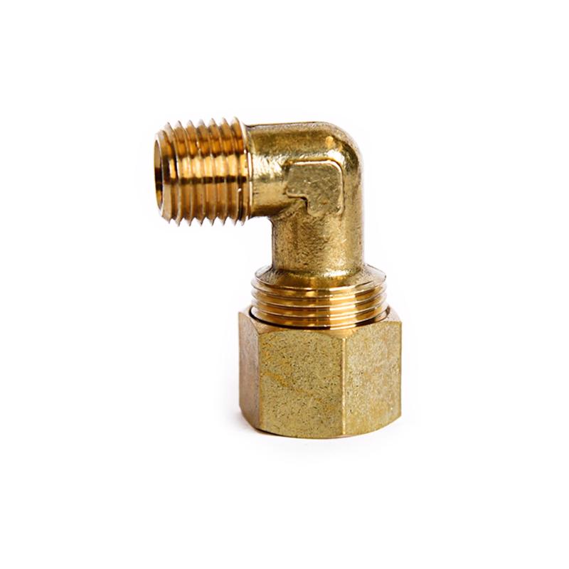 ATC - ATC 1/2 in. Compression X 1/4 in. D MPT Brass 90 Degree Street Elbow - Case of 5