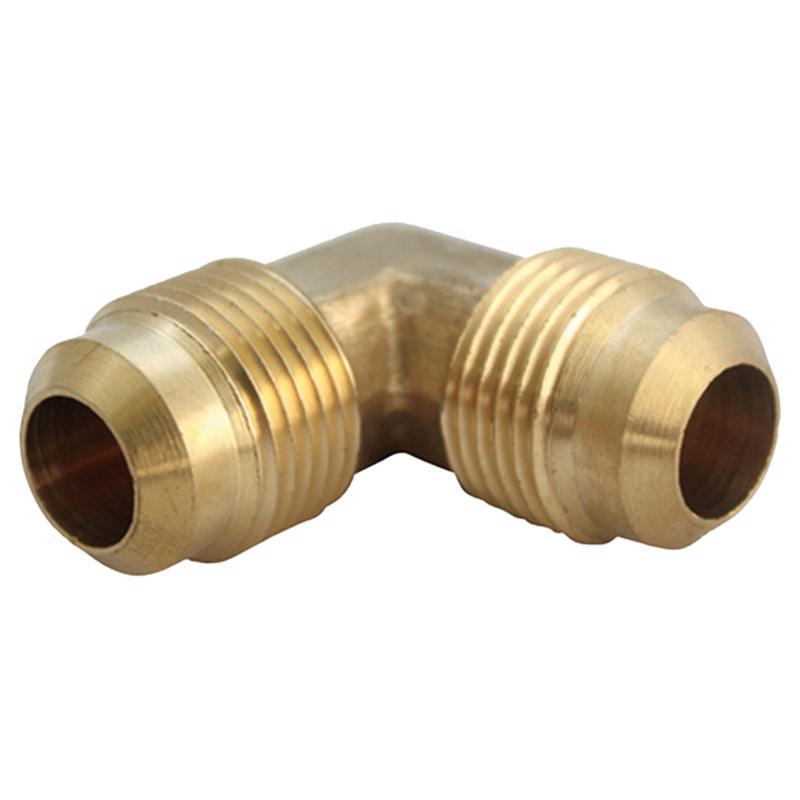 0 - 1/4 in. Flare X 1/4 in. D Flare Brass 90 Degree Elbow - Case of 5