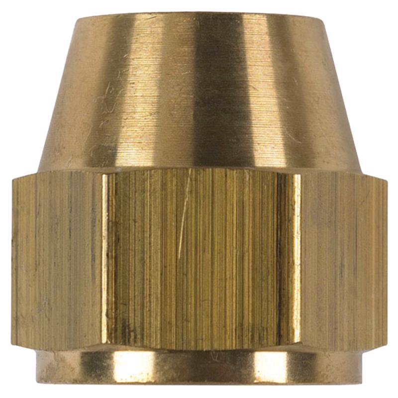 0 - 3/4 in. Flare Yellow Brass Nut - Case of 5