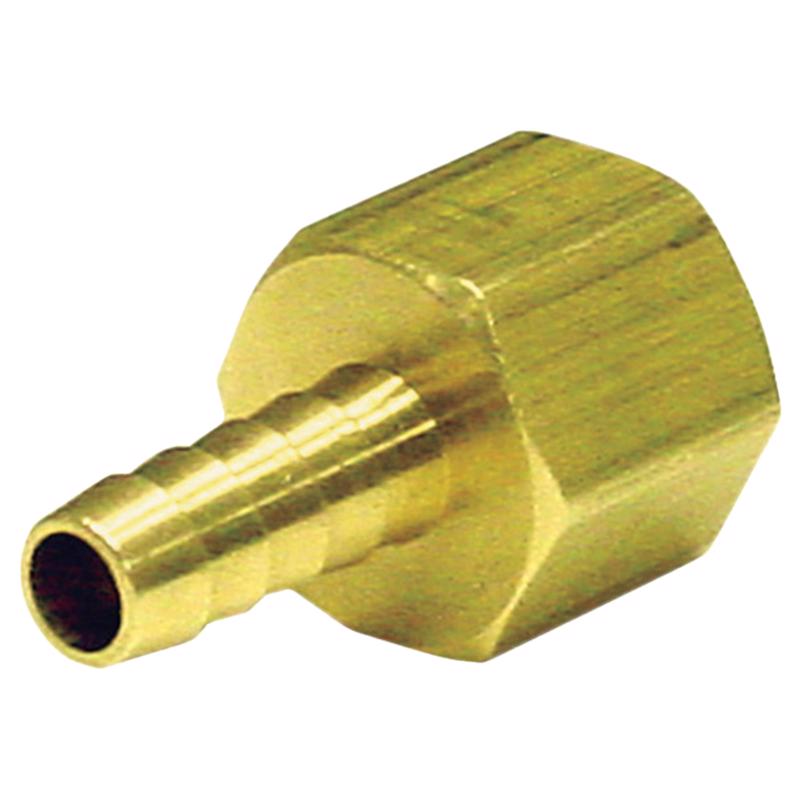 0 - Brass 1/8 in. D X 1/8 in. D Adapter 1 pk - Case of 5 [6JC126310701033]