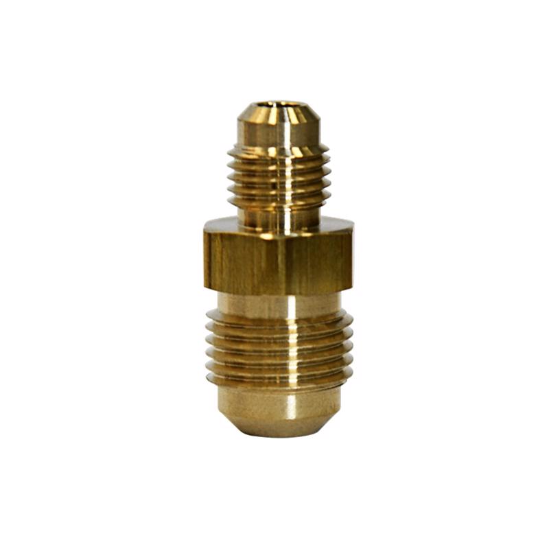 ATC - ATC 3/8 in. Flare X 1/4 in. D Flare Yellow Brass Reducing Union - Case of 5