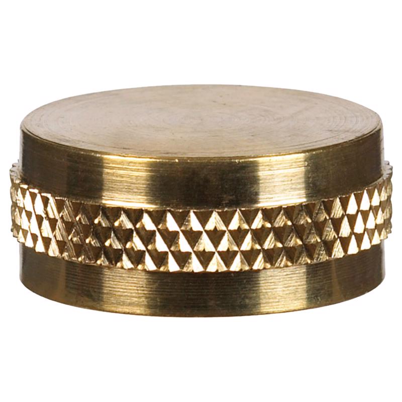 0 - 3/4 in. Female Brass Hose Cap - Case of 5