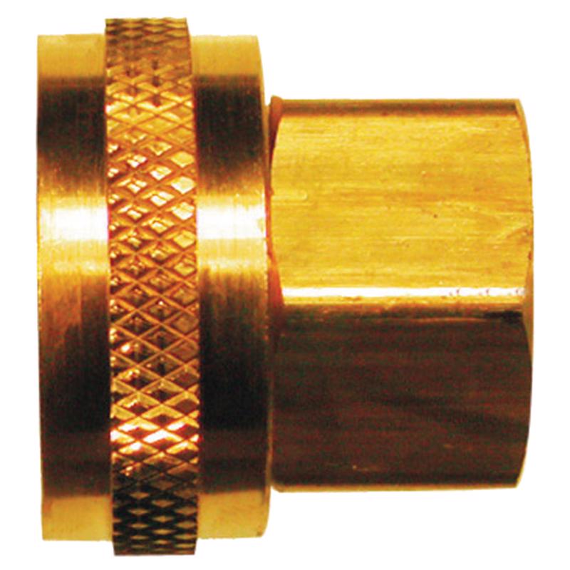 0 - Brass 3/4 in. D X 1/2 in. D Hose Adapter 1 pk - Case of 5 [6JC126301511022]