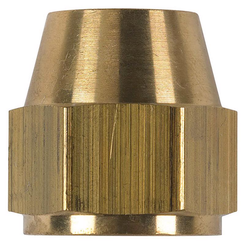 0 - 1/4 in. Flare Brass Nut - Case of 5