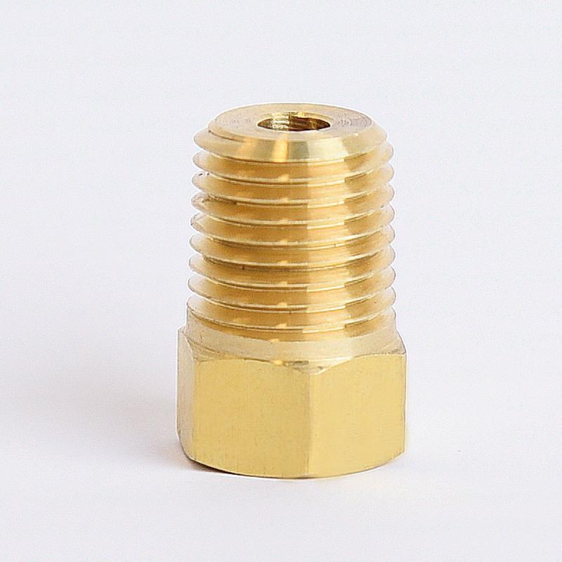 ATC - ATC 1/4 in. Flare X 1/4 in. D MPT Brass Inverted Flare Adapter - Case of 5