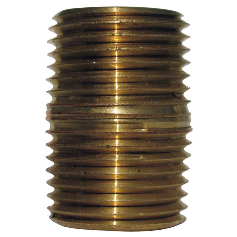 0 - 3/4 in. MPT Brass Close Nipple - Case of 5