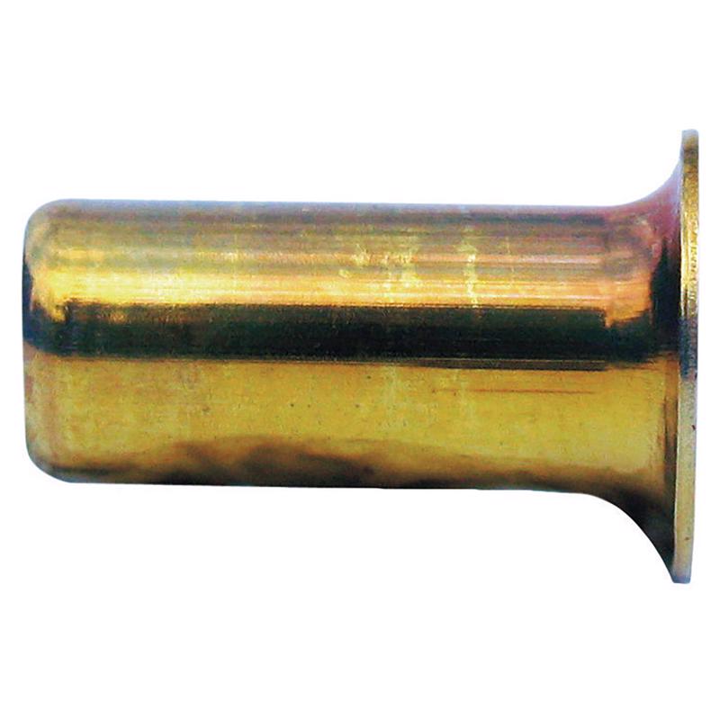0 - 3/8 in. Compression Brass Insert - Case of 5