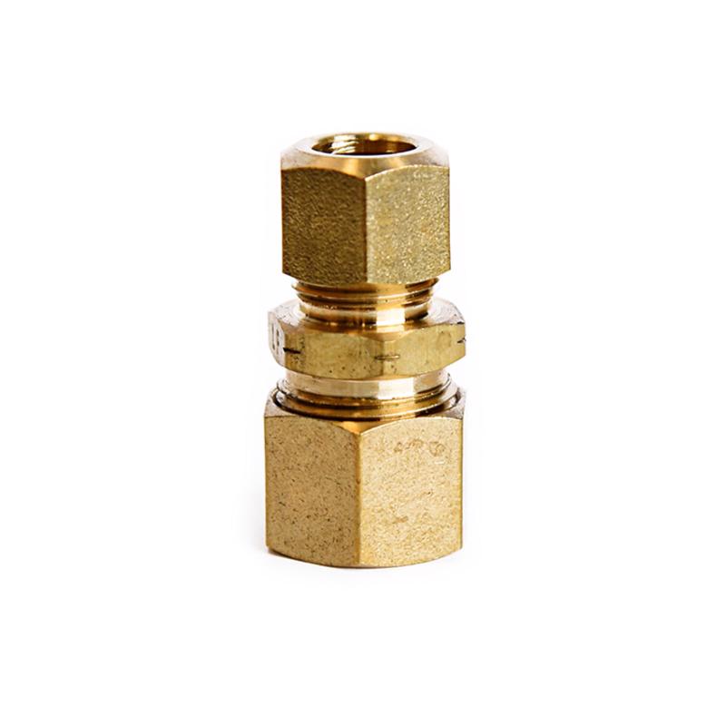 ATC - ATC 1/2 in. Compression X 3/8 in. D Male Compression Yellow Brass Reducing Union - Case of 5
