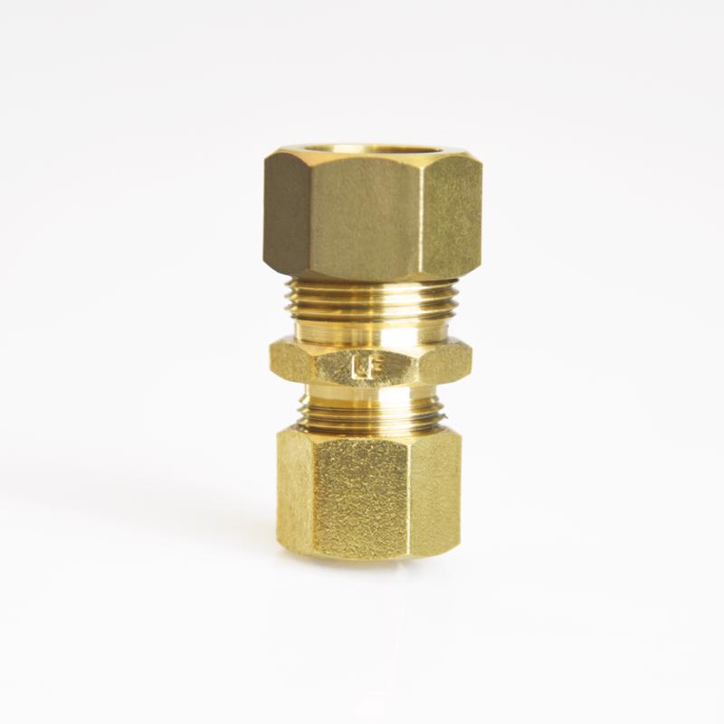 ATC - ATC 5/8 in. Compression X 1/2 in. D Compression Yellow Brass Union - Case of 5