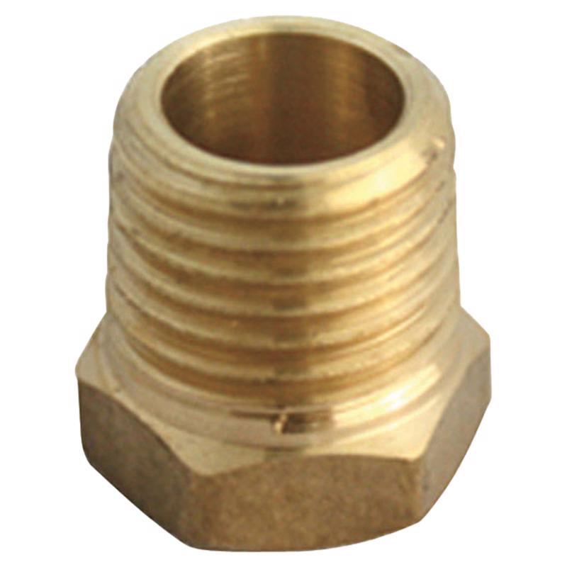 0 - 3/4 in. MPT X 1/2 in. D FPT Brass Hex Bushing - Case of 5