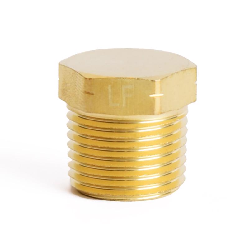ATC - ATC 1/2 in. MPT Brass Hex Head Plug - Case of 5