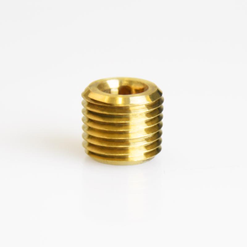 ATC - ATC 1/4 in. MPT Brass Counter Sunk Plug - Case of 5