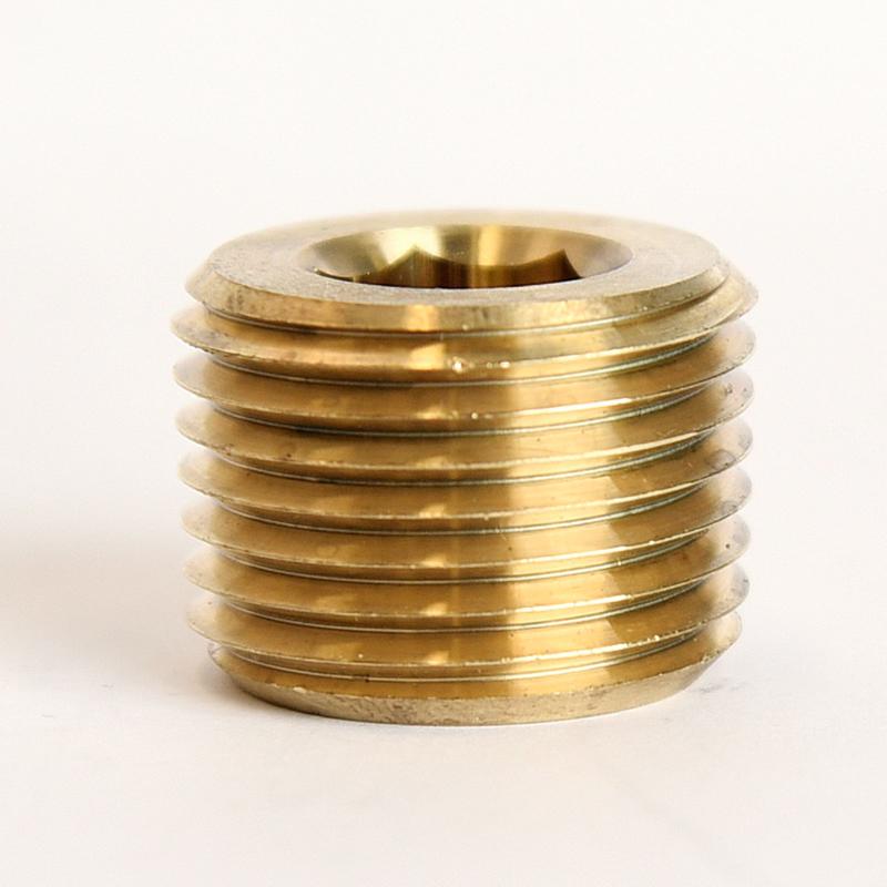 ATC - ATC 1/2 in. MPT Brass Counter Sunk Plug - Case of 5
