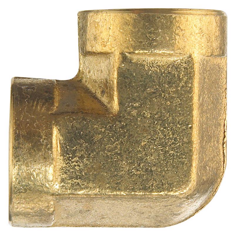0 - 1/4 in. FPT X 1/4 in. D FPT Brass 90 Degree Elbow - Case of 5