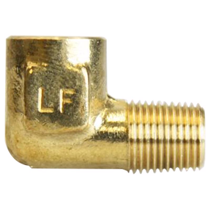 0 - 1/8 in. FPT X 1/8 in. D MPT Brass 90 Degree Street Elbow - Case of 5