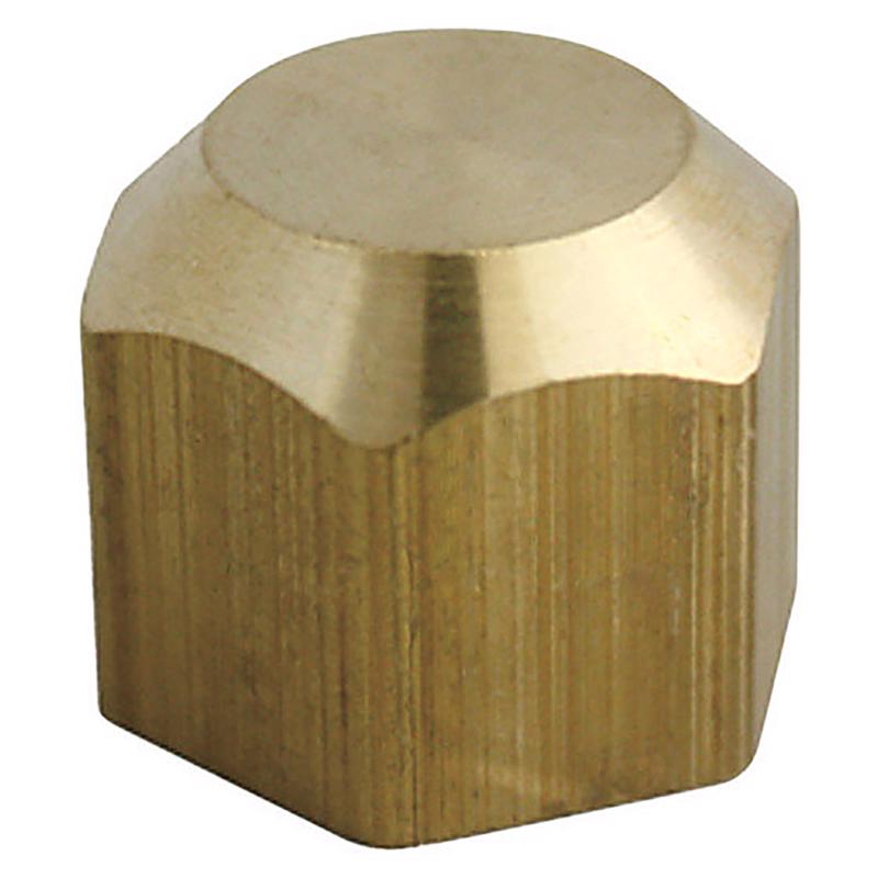 0 - 1/2 in. Flare Brass Cap - Case of 5