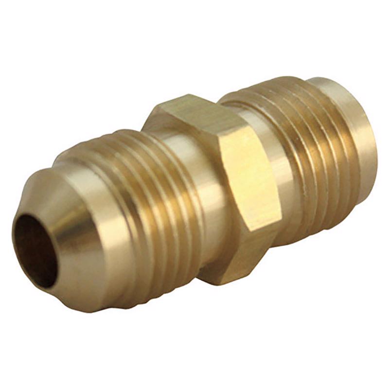 0 - 5/8 in. Flare X 1/2 in. D Flare Yellow Brass Union - Case of 5