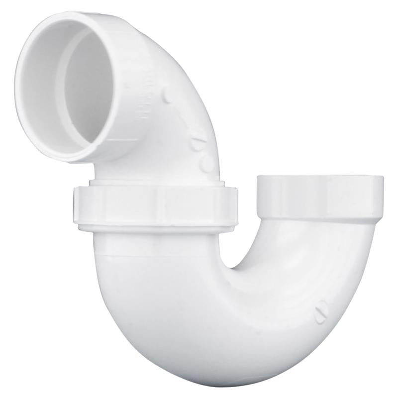 CHARLOTTE PIPE - Charlotte Pipe Schedule 40 2 in. Hub X 2 in. D Hub PVC P-Trap with Union 1 pk