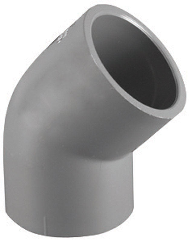 CHARLOTTE PIPE - Charlotte Pipe Schedule 80 1-1/4 in. Slip X 1-1/4 in. D Slip PVC 45 Degree Elbow 1 pk