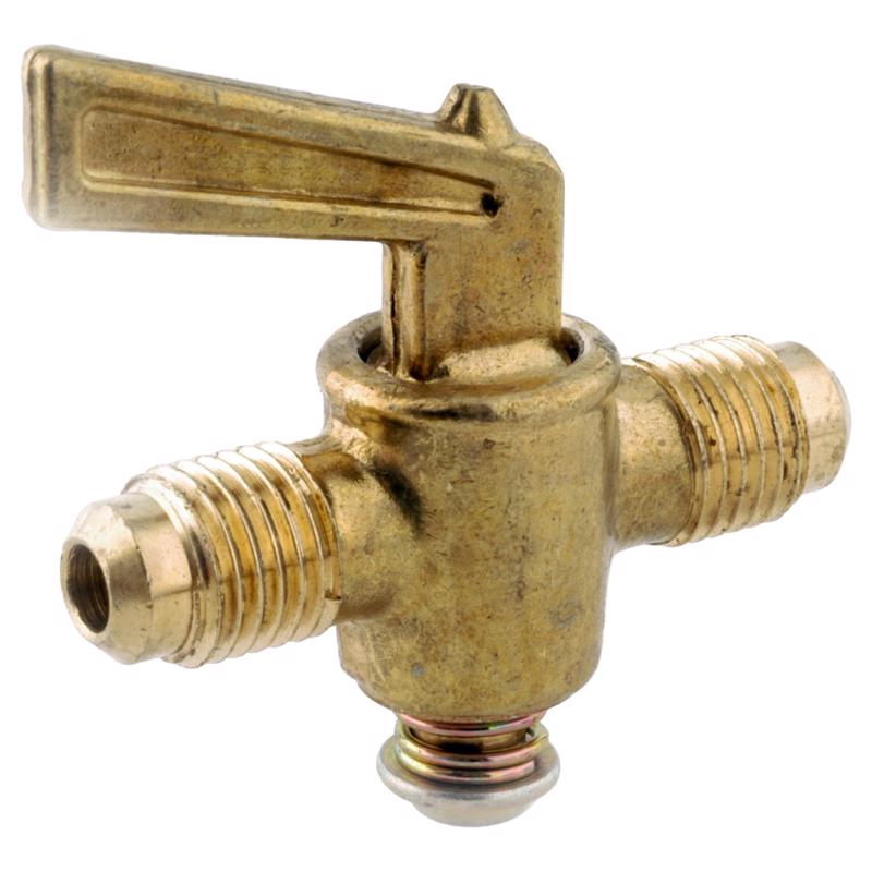 ANDERSON METALS - Anderson Metals 1/2 in. Flare in. X 1/2 in. Flare Brass Shut Off Cock