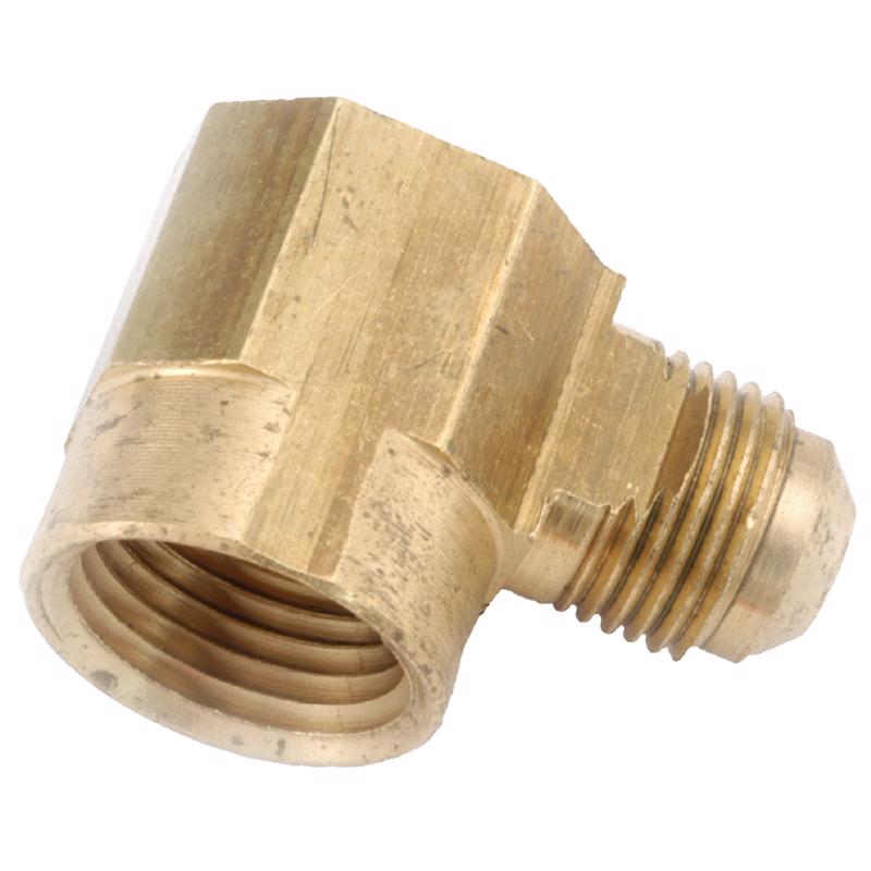 ANDERSON METALS - Anderson Metals 5/8 in. Flare in. X 1/2 in. D FIP Brass 90 Degree Elbow