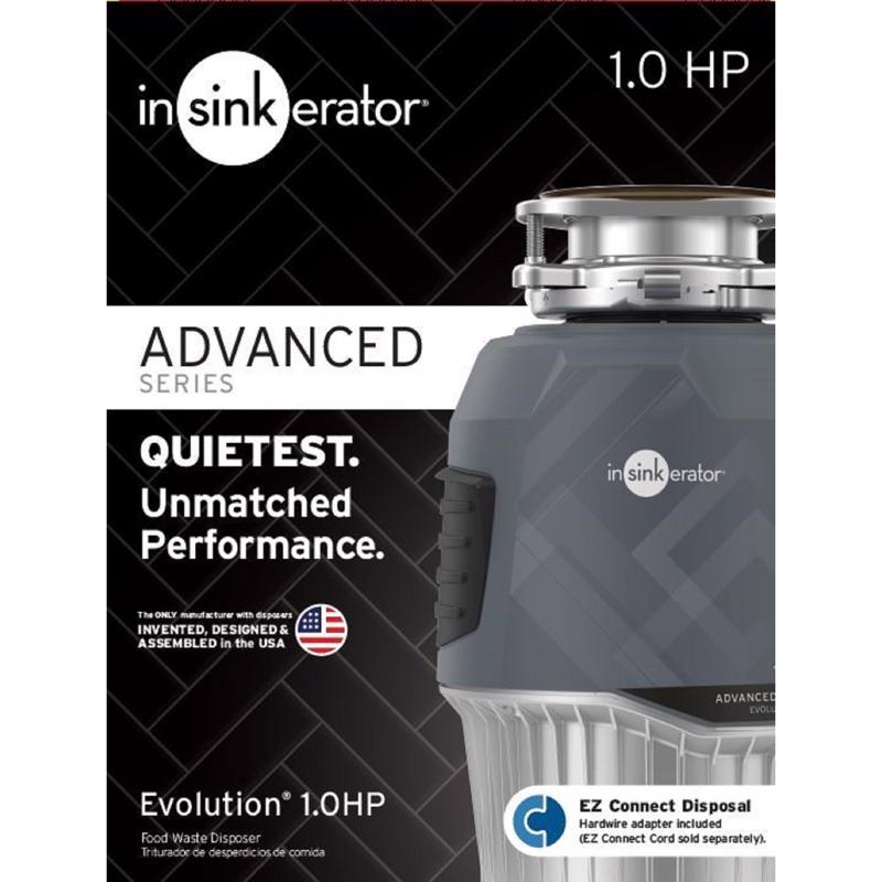 INSINKERATOR - InSinkErator Evolution 1 HP Continuous Feed Garbage Disposal
