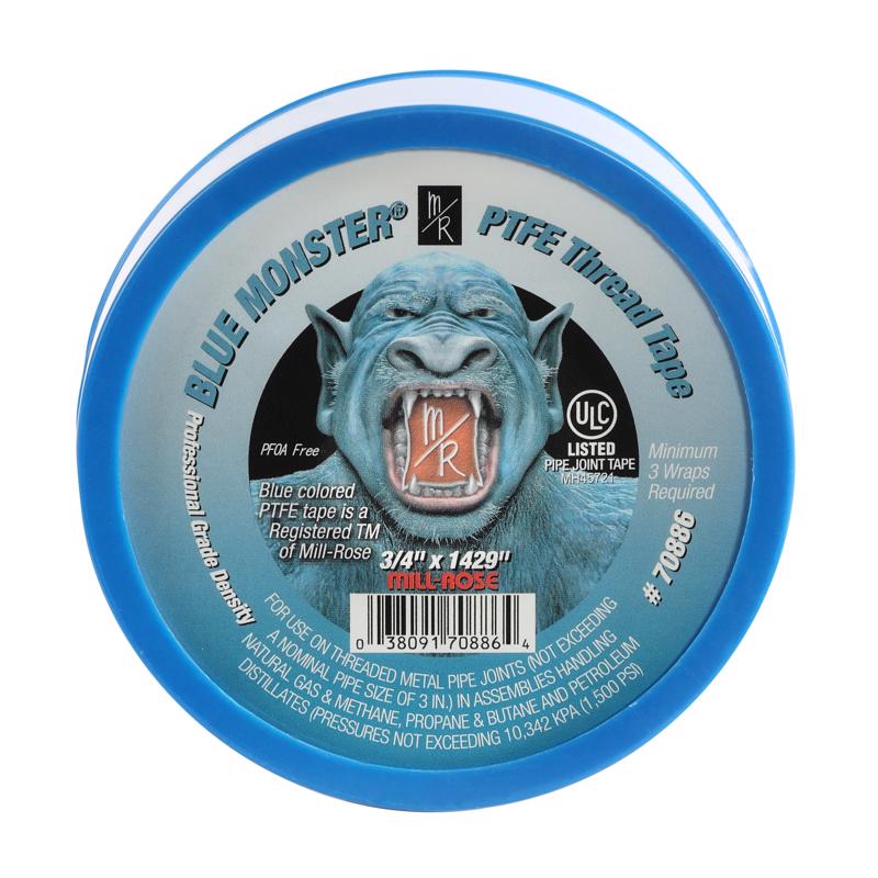 BLUE MONSTER - Blue Monster Blue 3/4 in. W X 1429 in. L Thread Seal Tape