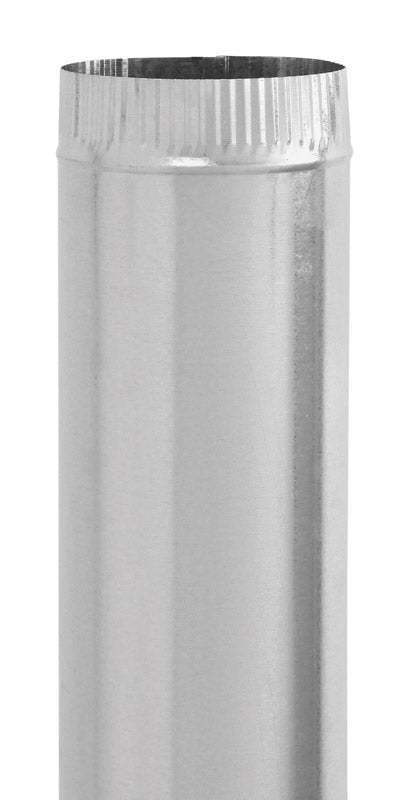 IMPERIAL - Imperial 4 in. D X 24 in. L Galvanized Steel Furnace Pipe - Case of 10 [GV0355]