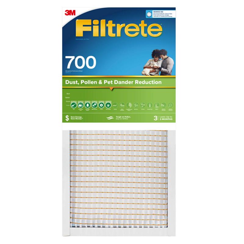 FILTETE - Filtete 14 in. W X 24 in. H X 1 in. D Fiberglass 8 MERV Pleated Air Filter 1 pk - Case of 4
