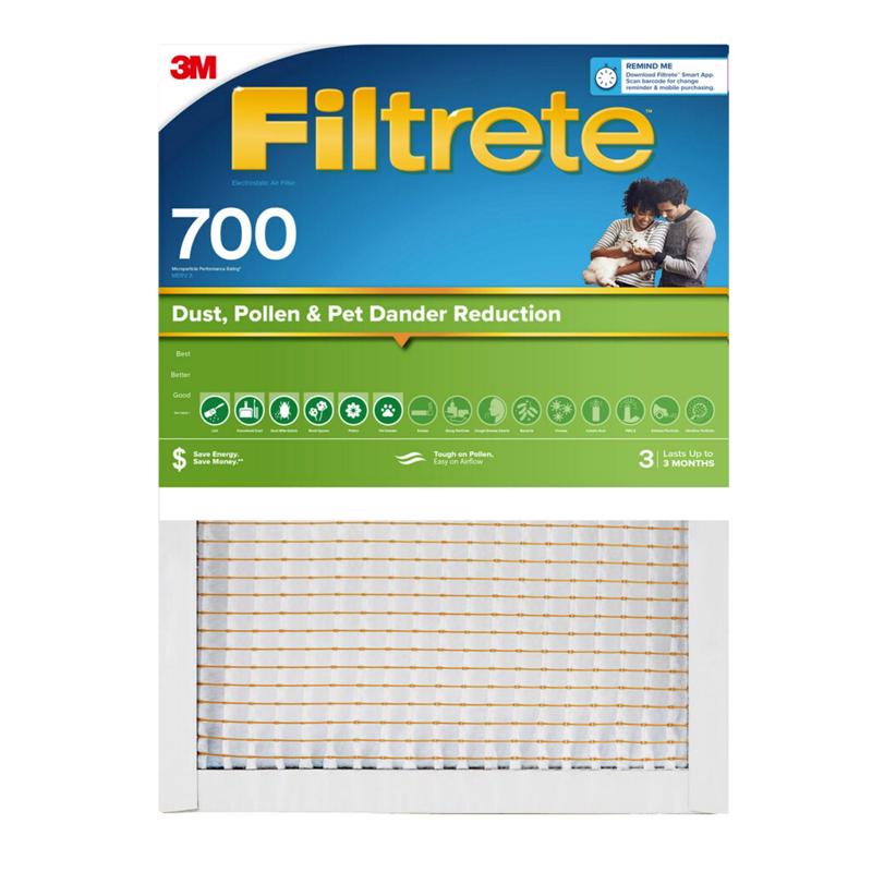 FILTETE - Filtete 16 in. W X 24 in. H X 1 in. D Fiberglass 8 MERV Pleated Air Filter 1 pk - Case of 4
