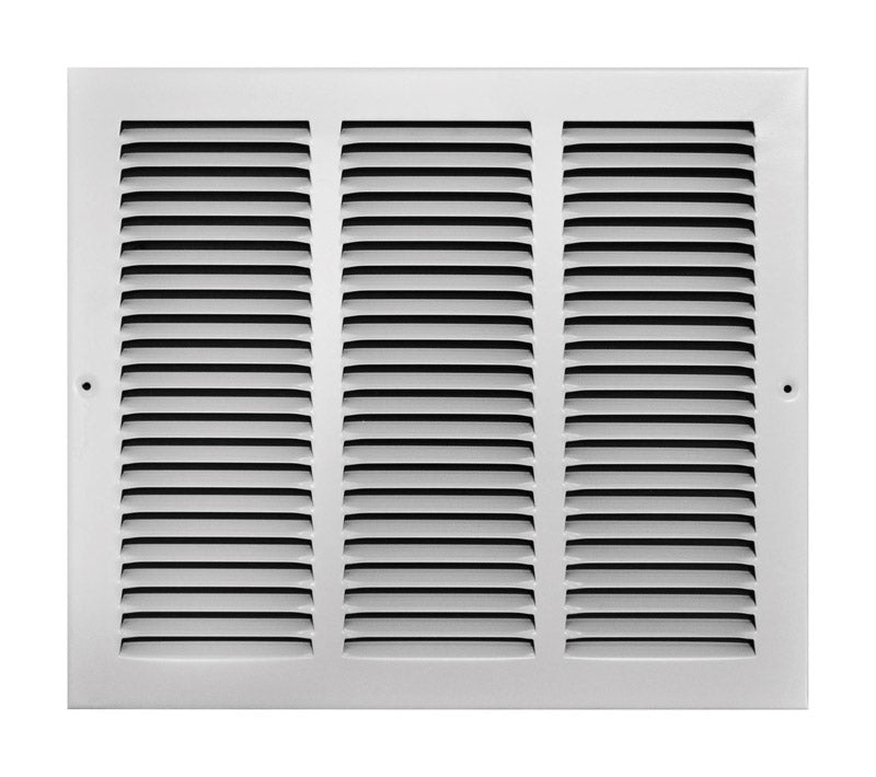 TRUE AIRE - Tru Aire 12 in. H X 14 in. W 1-Way Powder Coat White Steel Return Air Grille